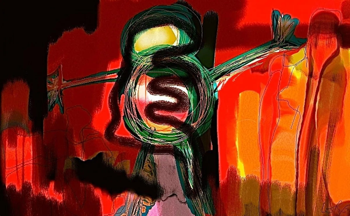 En colère, artwork by Laure Legrand