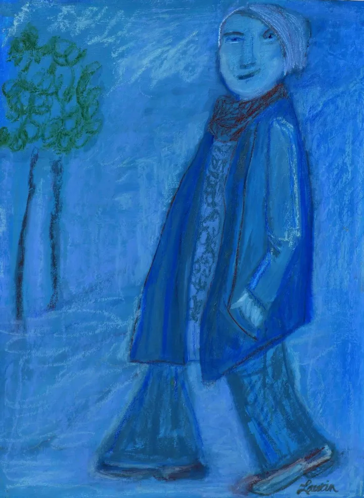 Promenade, œuvre de Nicole Laurin