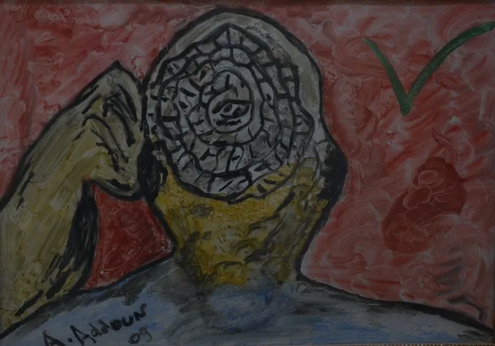 amnésie, œuvre de abderrahim addoun