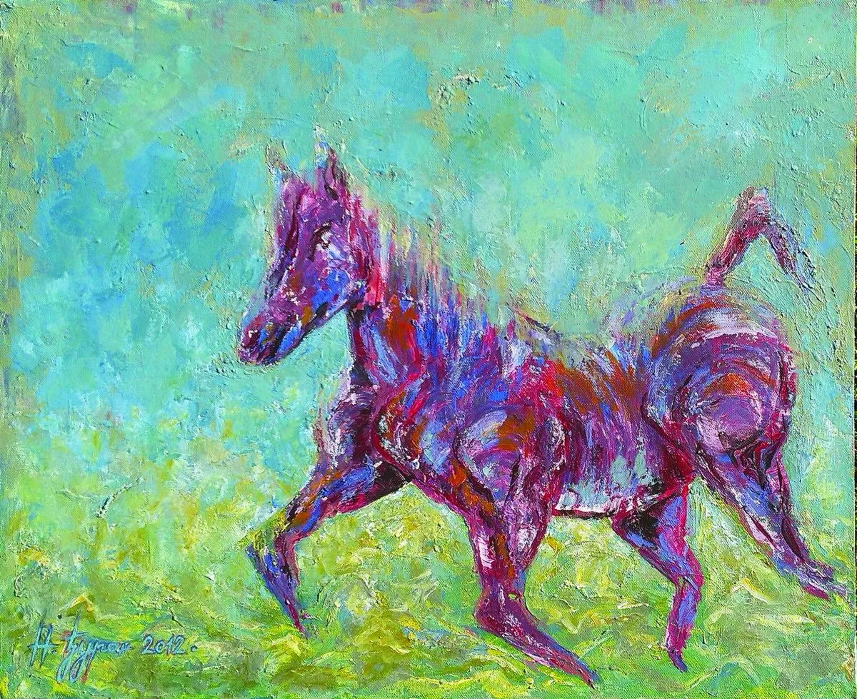 The horse, œuvre de Nebojša Djuran