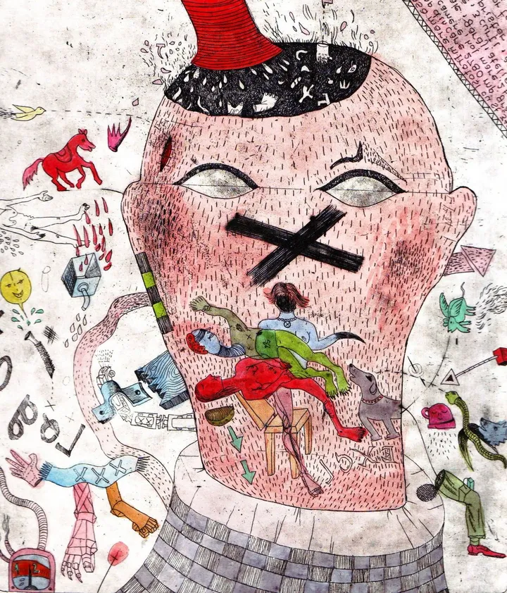 INFERNAL, œuvre de ADRIAN SANDU
