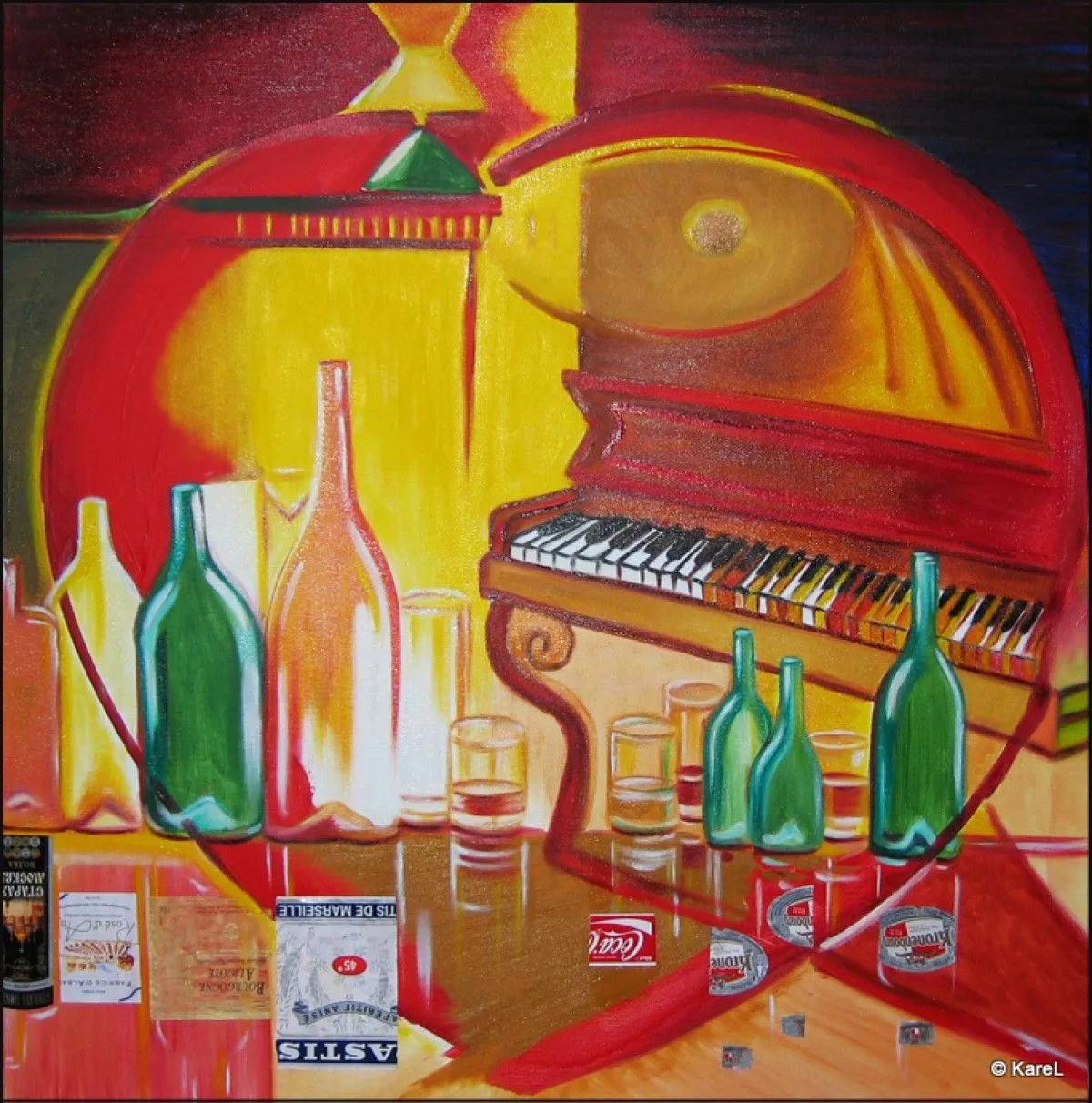 Fin de soirée, artwork by Karel de Gendre