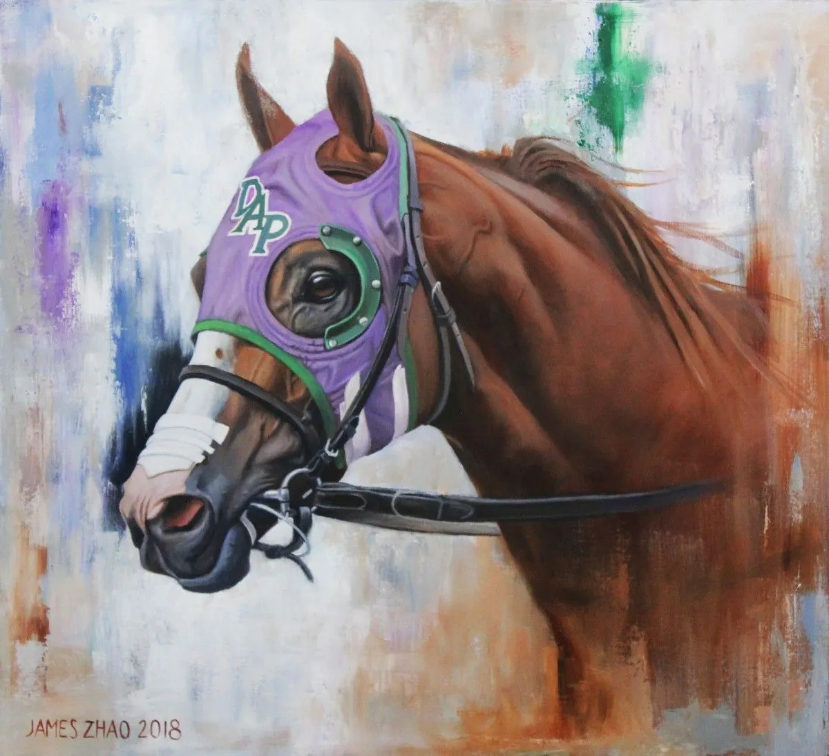 California Chrome-5, artwork by James Zhao