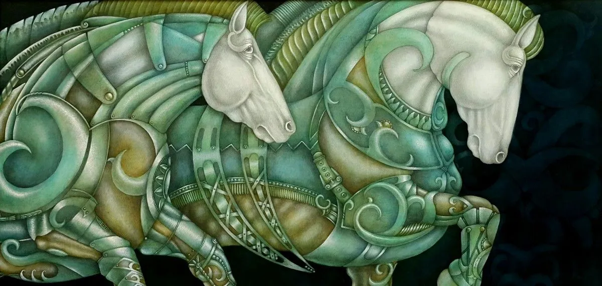 THE COUPLE, œuvre de Mauricio Avayu