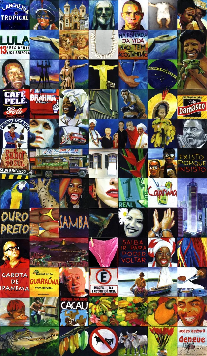 Brasil, œuvre de Violeta Vollmer