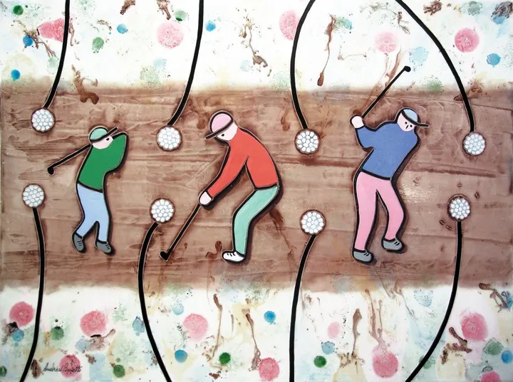 Golf (scena IV), artwork by Andrea Benetti