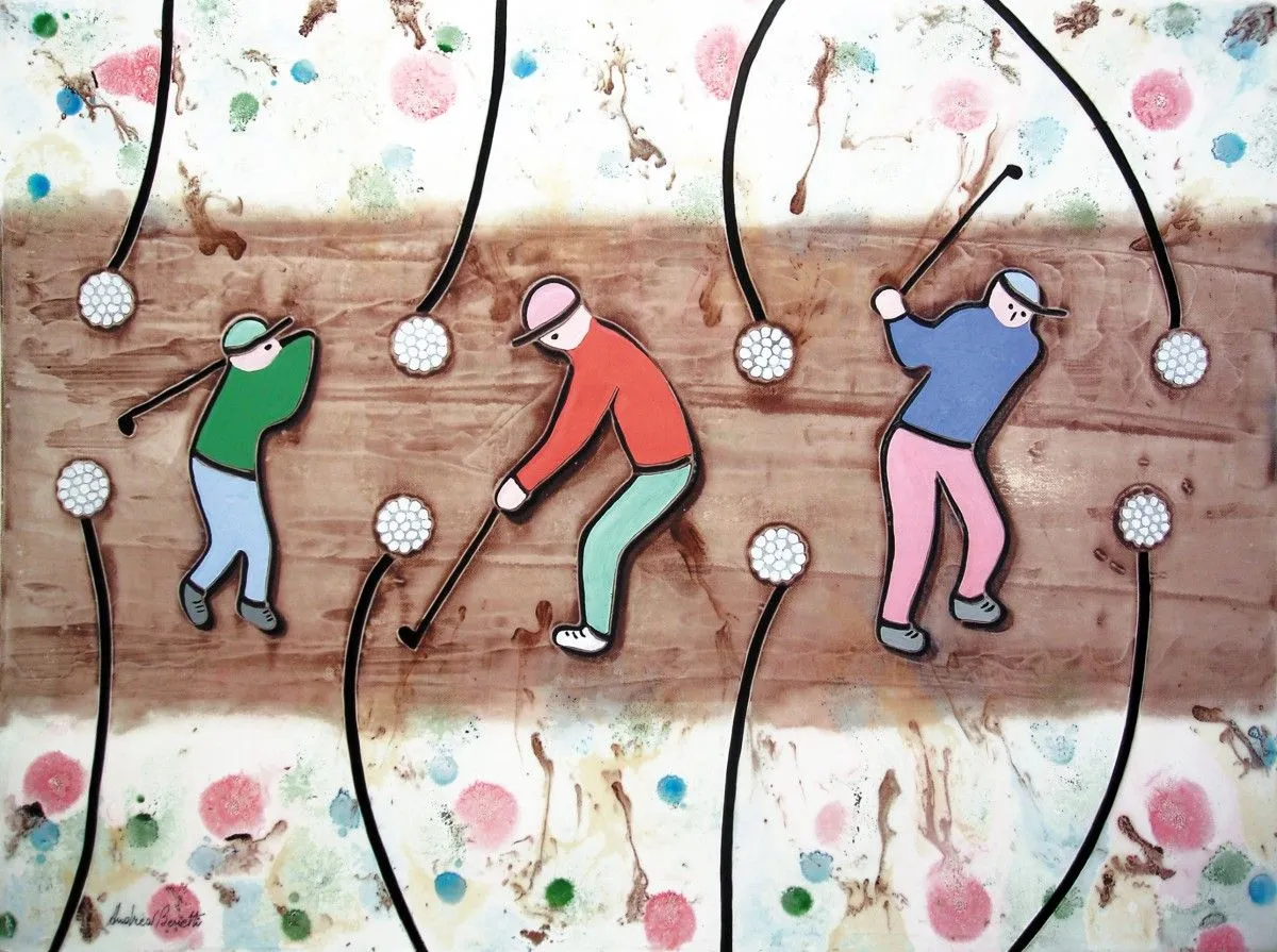 Golf (scena IV), artwork by Andrea Benetti