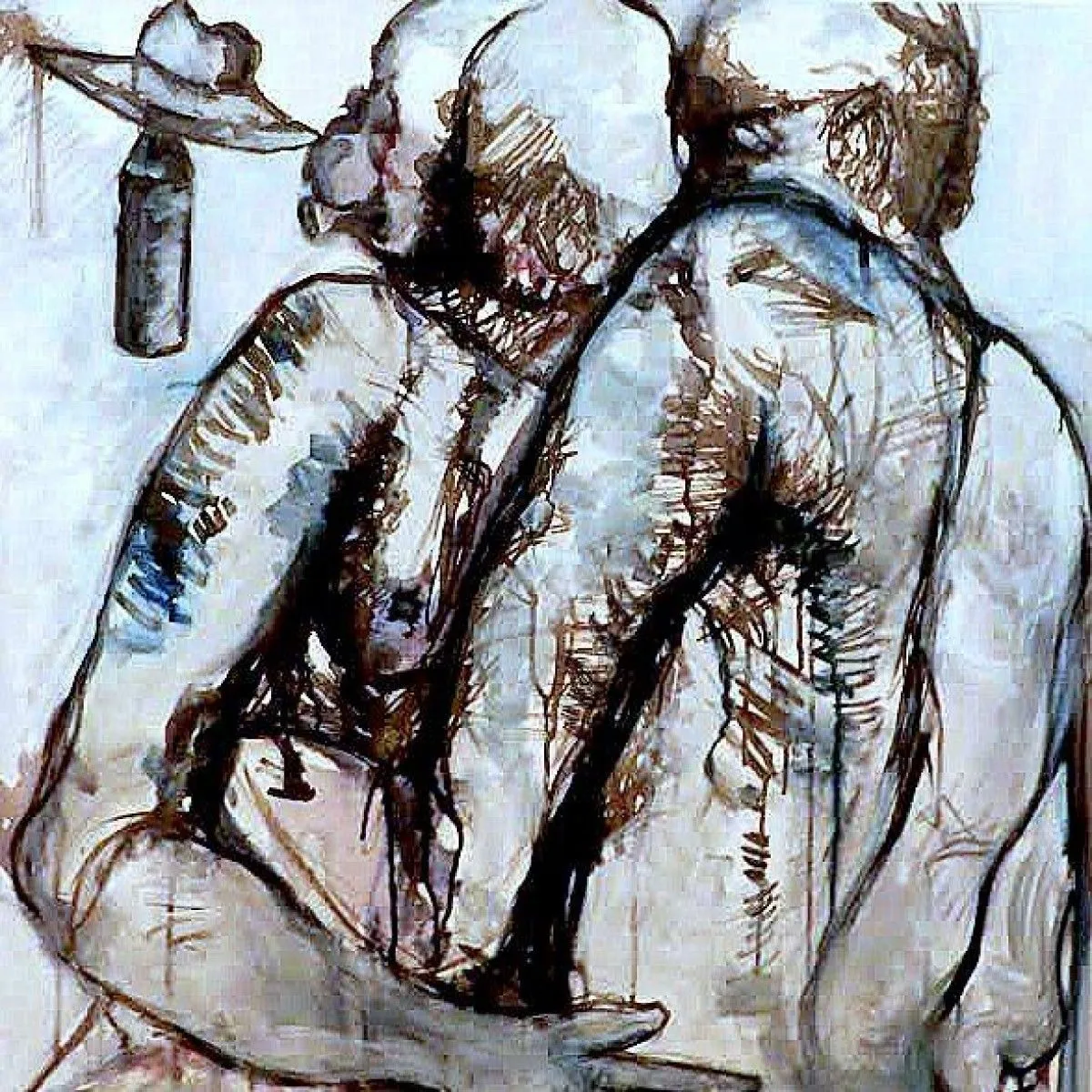 la peinture des vieux amants, artwork by Nala Dkhili