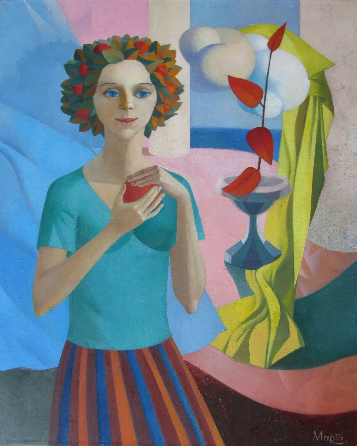 Meditation, artwork by Marta Shmatava