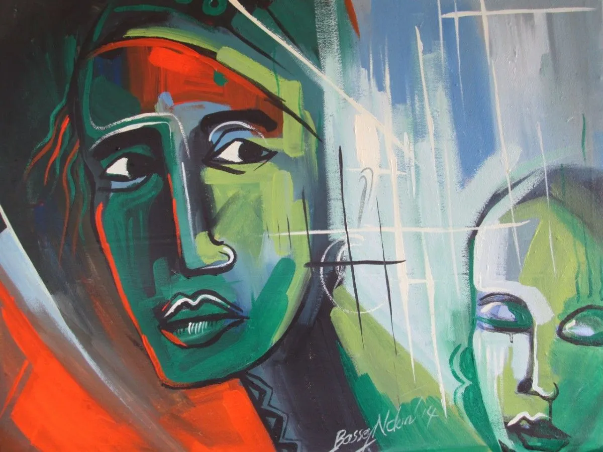 Oh mummy, œuvre de Bassey Ndon Art Gallery