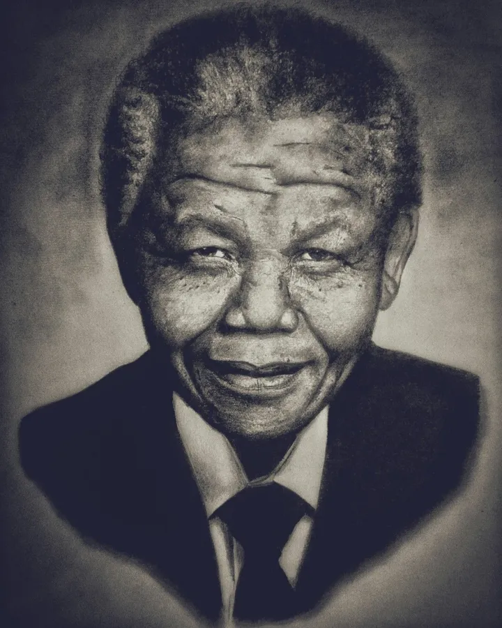 Nelson Mandela, œuvre de Nhlaka Mkhize