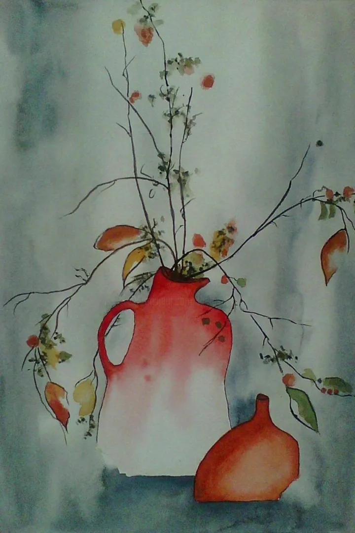 SOURIRE D'HIVER..., œuvre de Thérèse Hanot