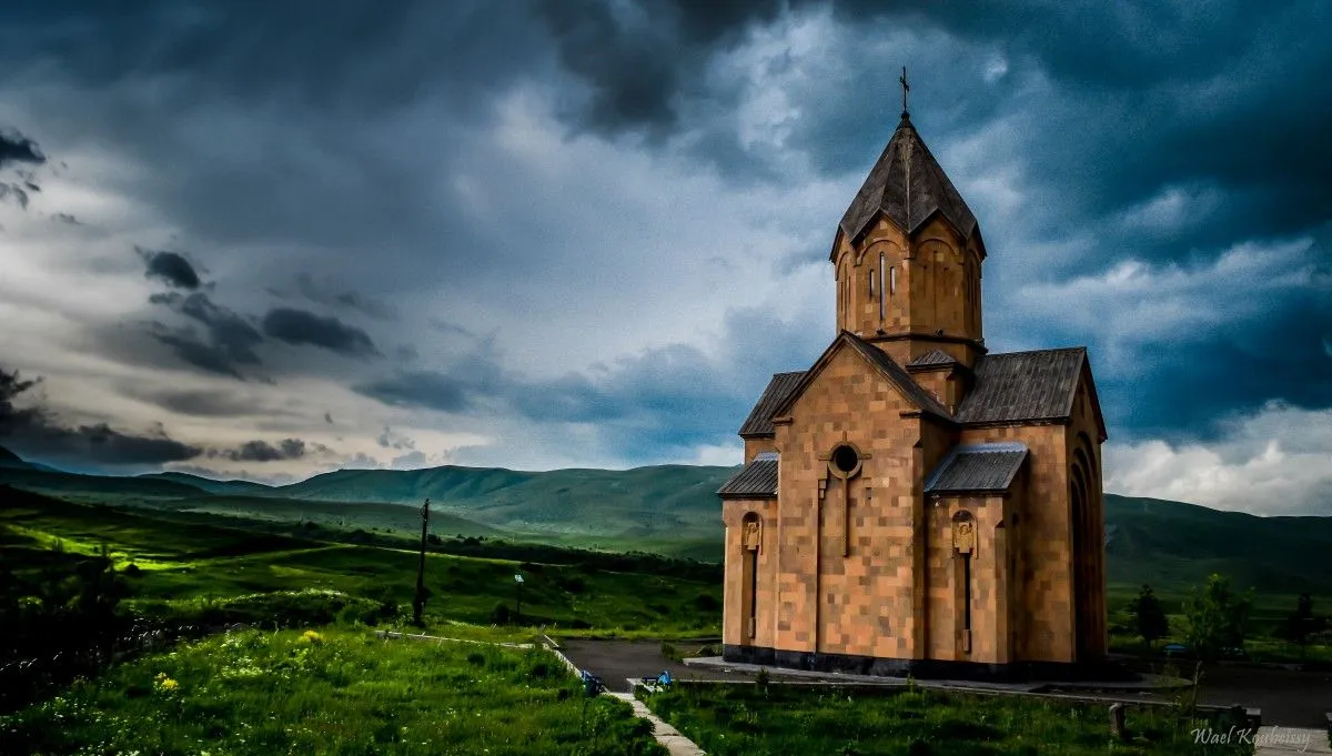 Eglise au bout du monde, artwork by Wael Koubeissy