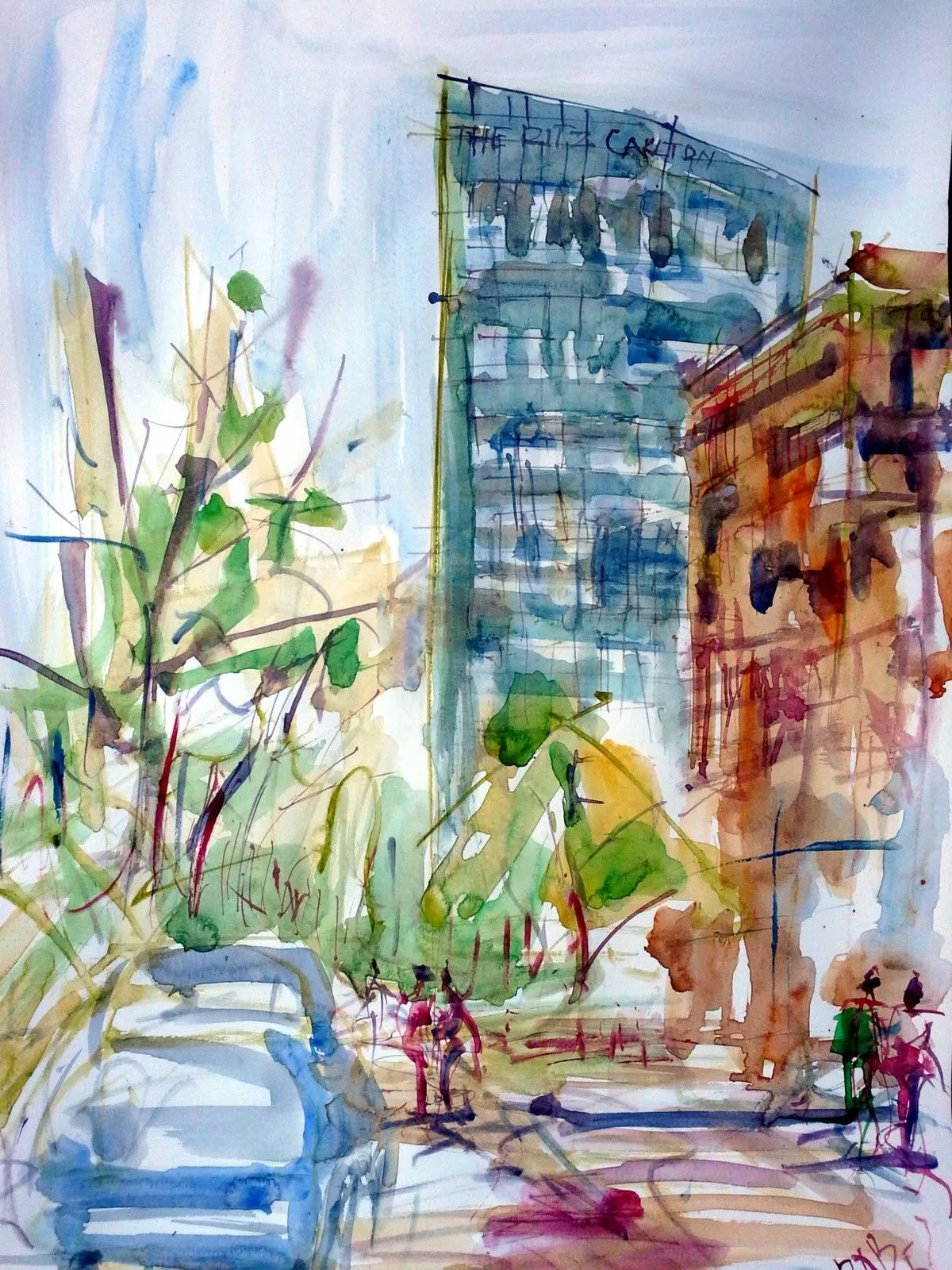 Ritz Carlton Almaty, artwork by Akpan Usoroh