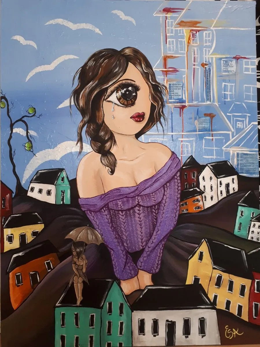 Triste histoire, artwork by Isabelle Marcoux