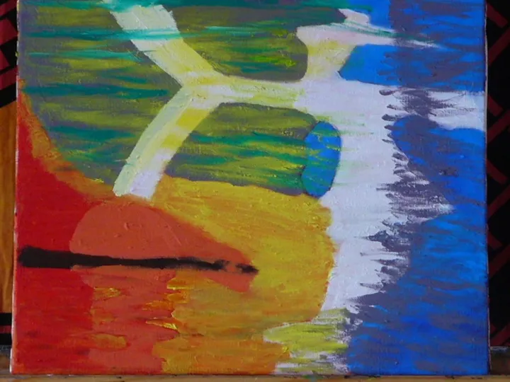 coucher de soleil, artwork by Christophe Constant
