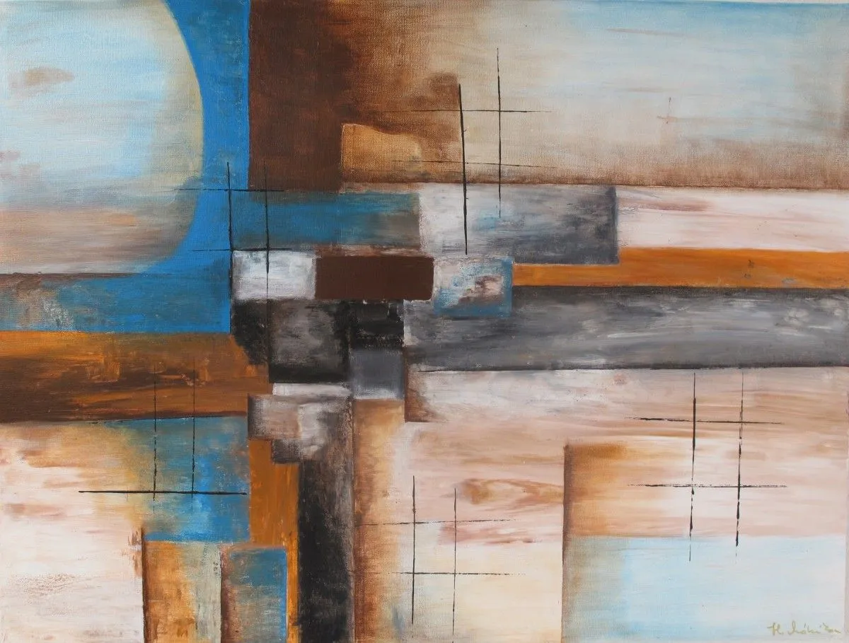 Abstract Wall, artwork by Monika Hobor