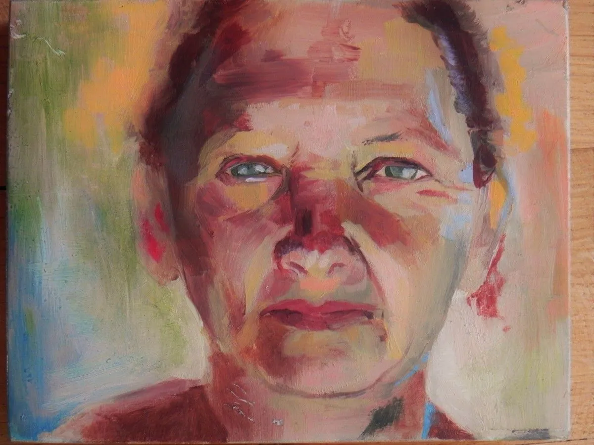 Portret, œuvre de Camelia Oltean
