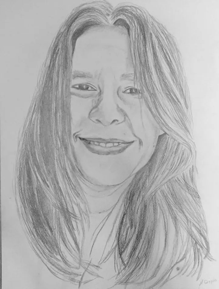 Autoportrait, œuvre de Nathalie Dupuis