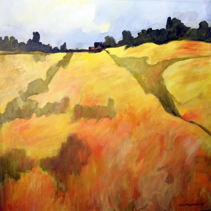After harvest, artwork by Knut Taale Frøyhaug