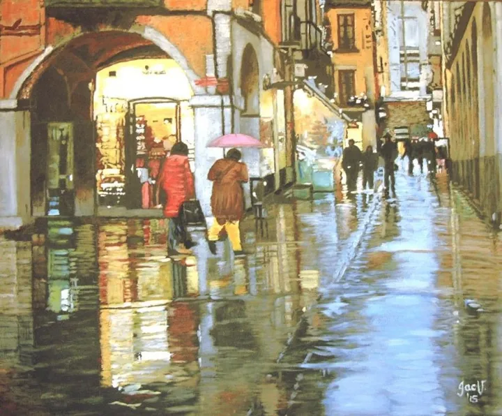 Wet Reflections, artwork by Jac Visser