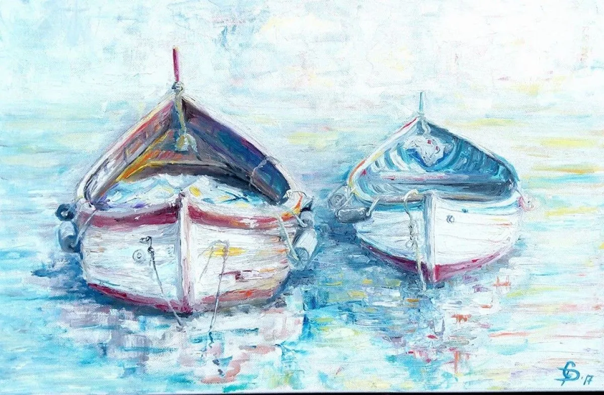seascape, artwork by Stoyan Radev