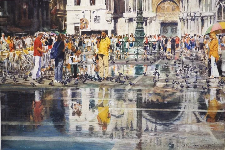 Holiday in Italy, artwork by Misure Nien
