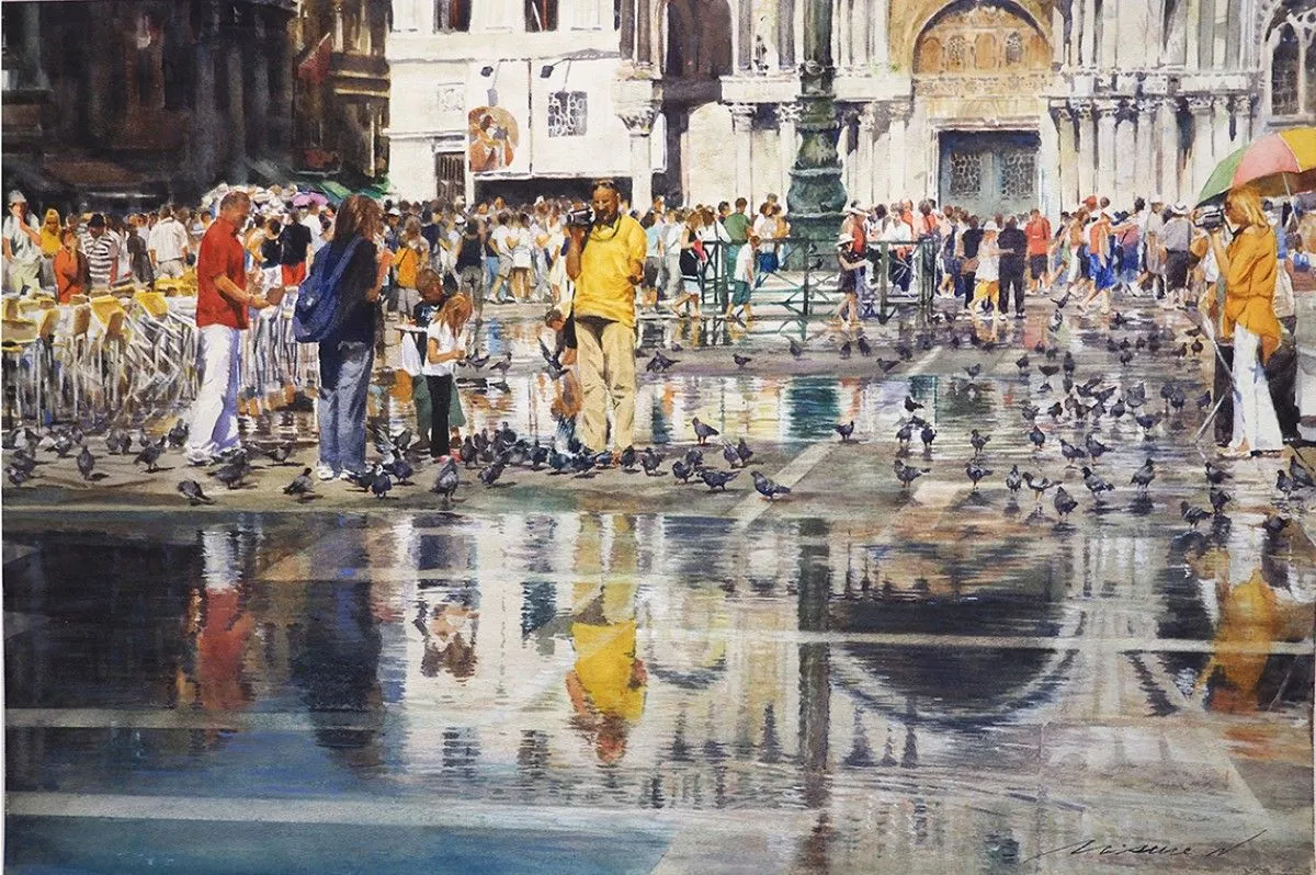 Holiday in Italy, artwork by Misure Nien