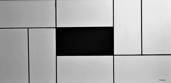 Composition 14-13, artwork by Marcel Renaud