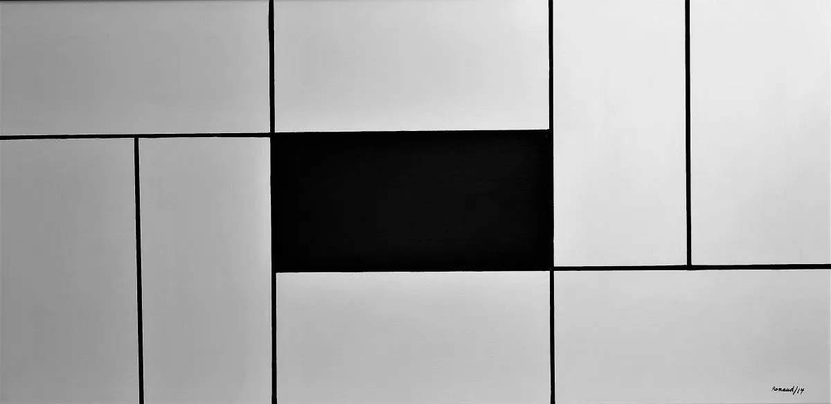 Composition 14-13, œuvre de Marcel Renaud
