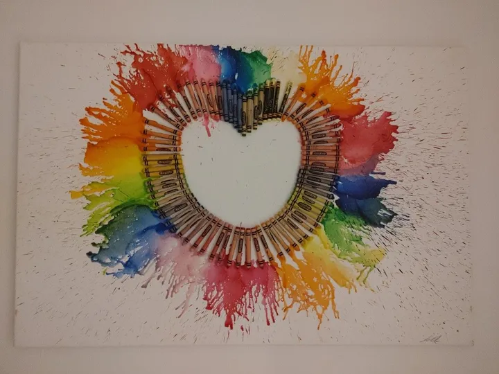 Amours multicolores, œuvre de Alexandre Lavoie-Lamontagne