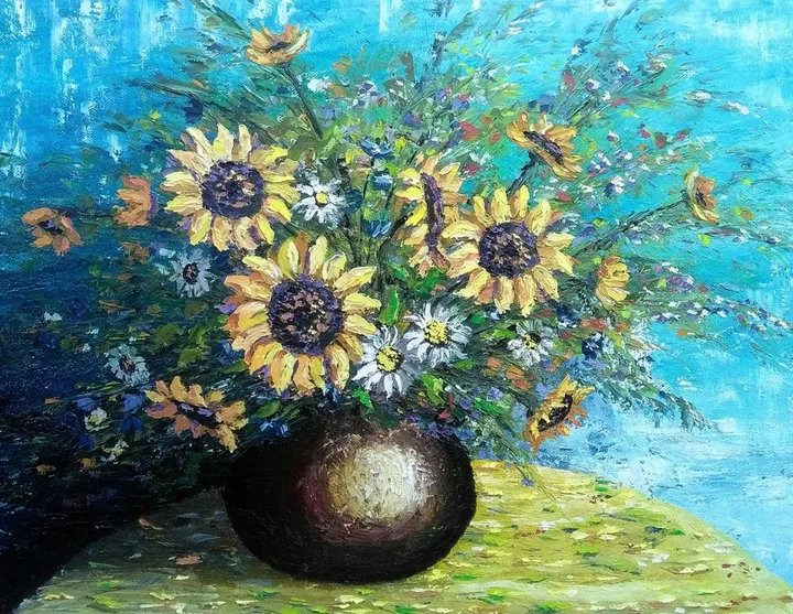 Sunflowers, œuvre de Jasna Kovacevic
