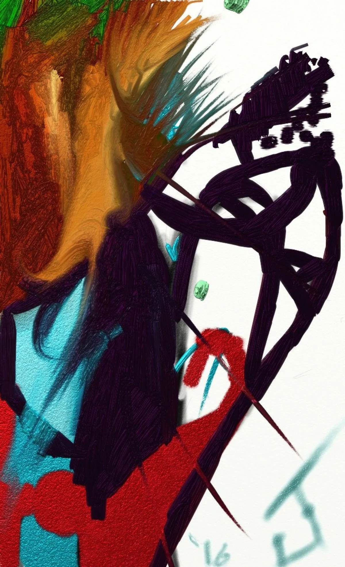 Divination, artwork by Jabulani Illus