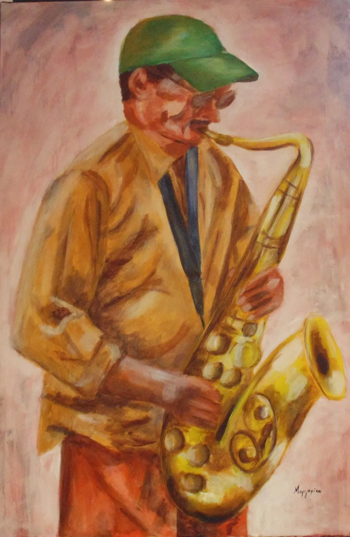 Le musicien, artwork by Margarita Taliadorou