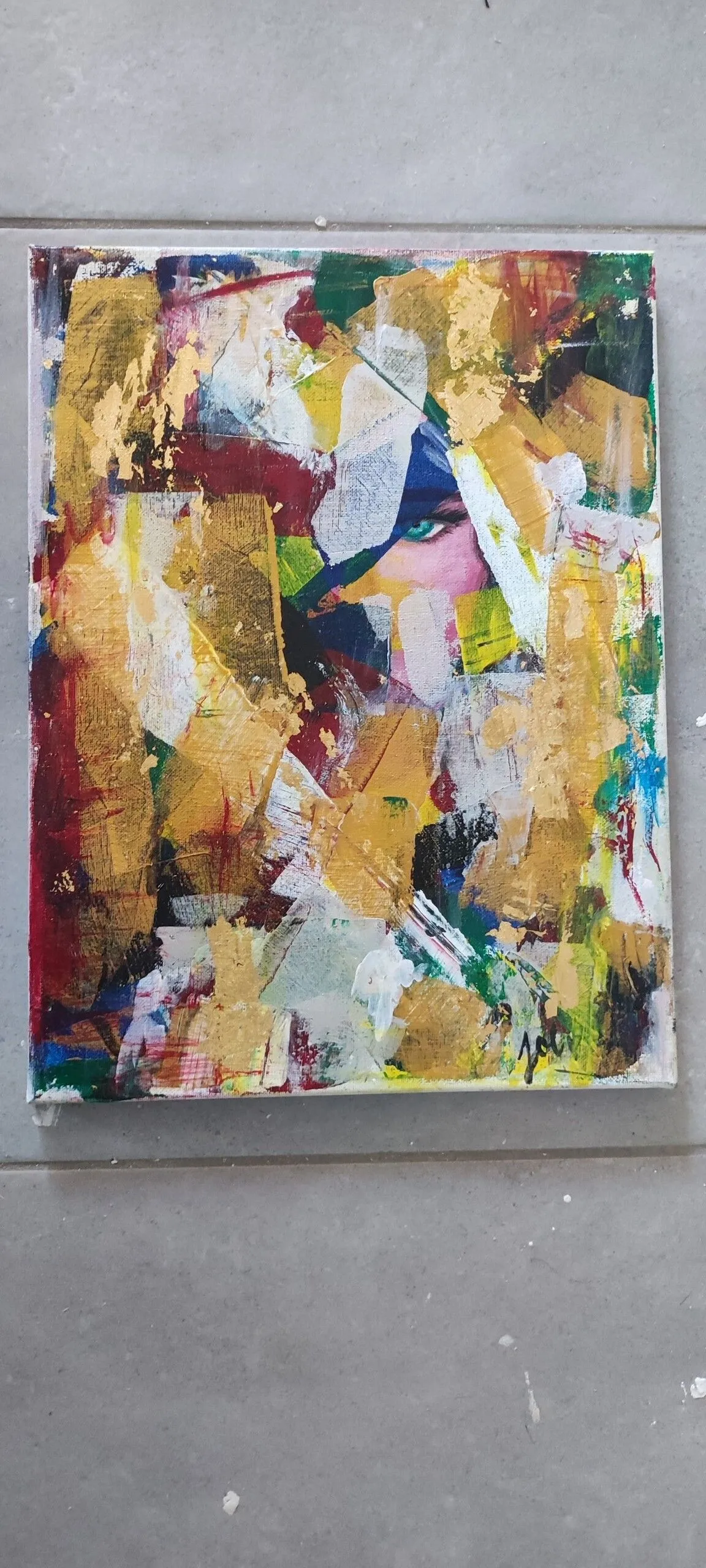 La fille caché, œuvre de Jenny Oleko