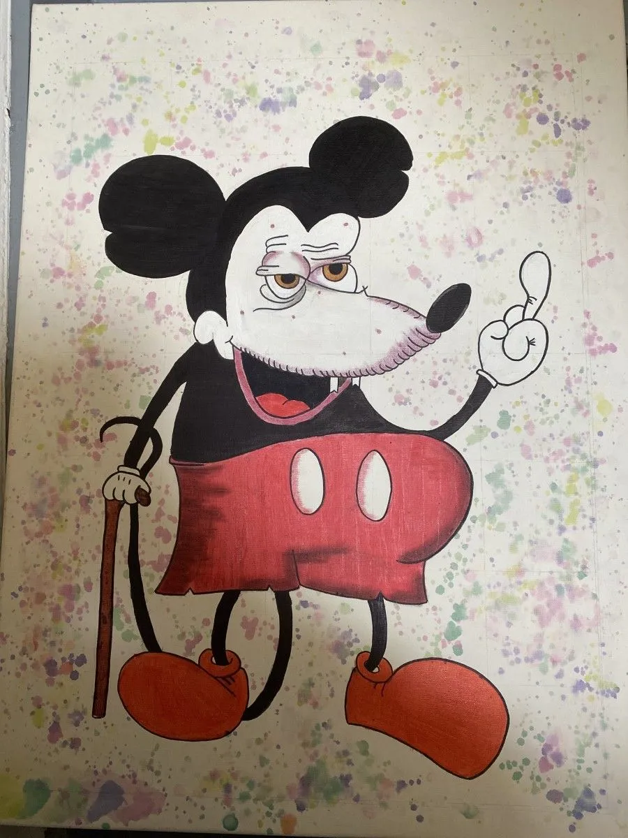 Mick le fou, œuvre de Tiffany Trlt