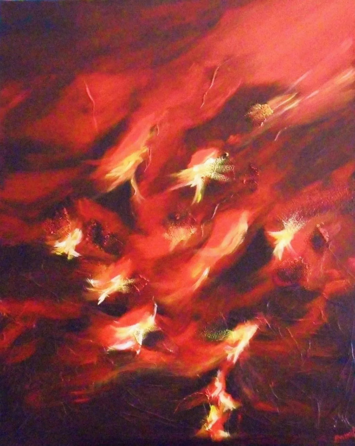 Embrasement, œuvre de ANVAL -