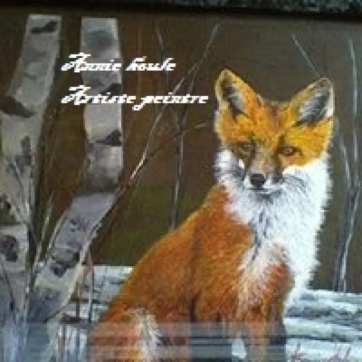 renard roux, artwork by Annie RAX Houle