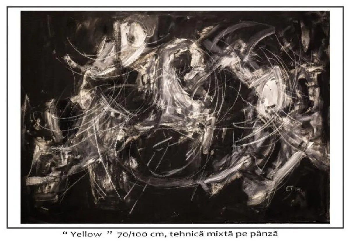 Yellow, artwork by CrisTina Tudorache