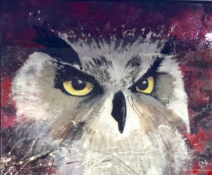 Brutus, œuvre de iZab Artiste peintre