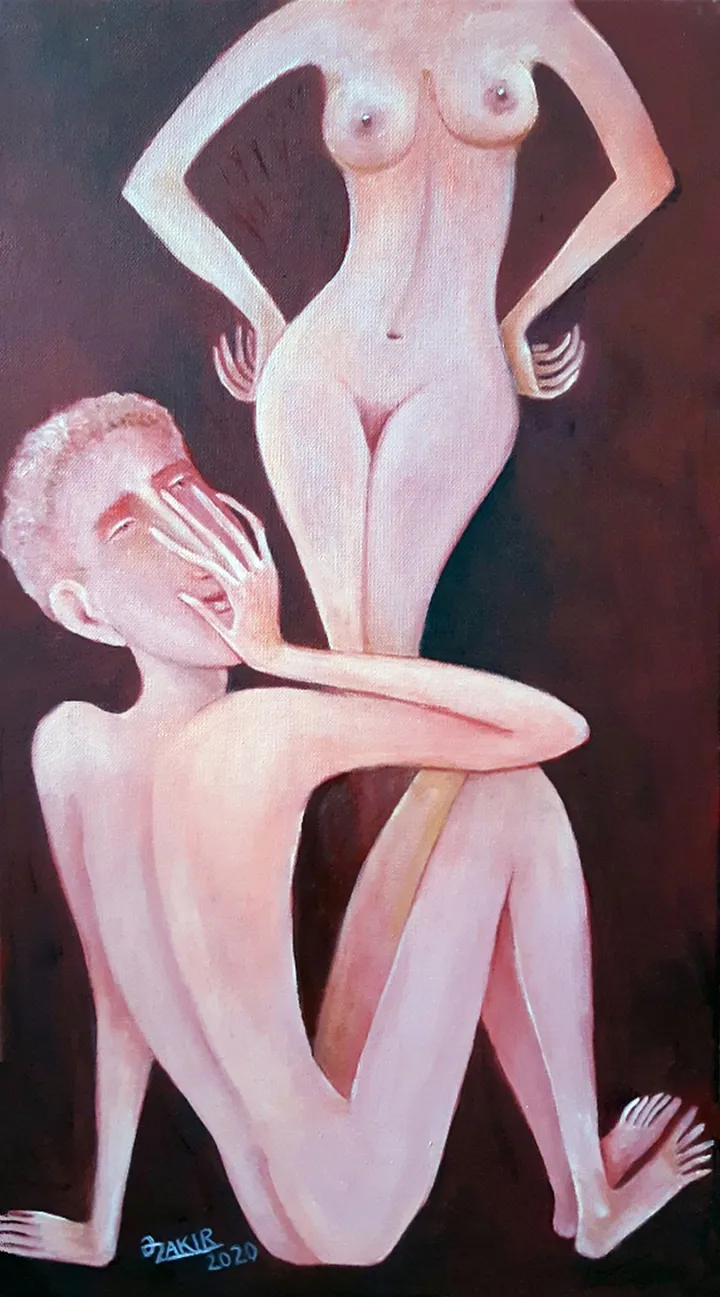 .lovers meeting, artwork by ZAKIR AHMEDOV