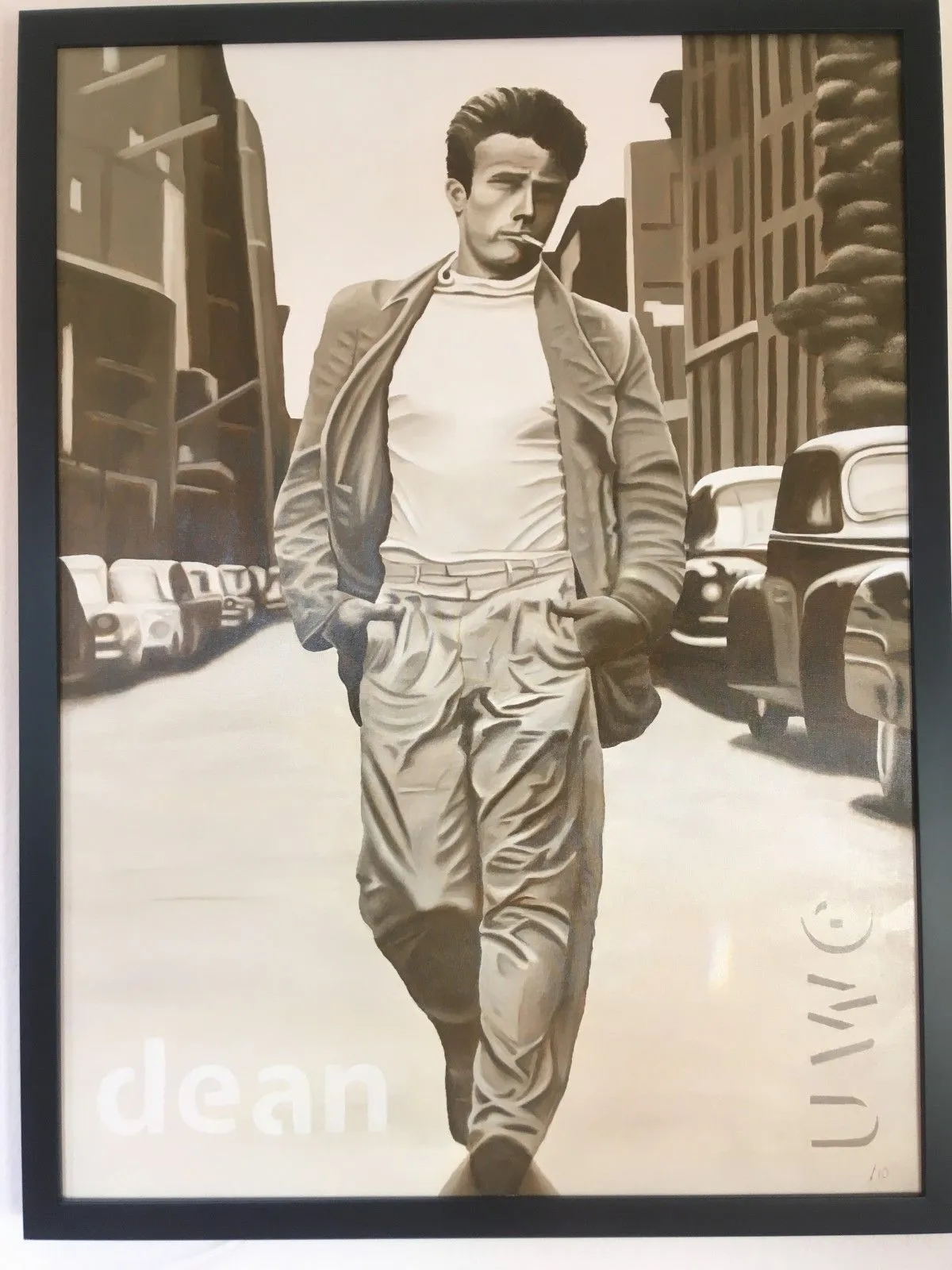 James Dean, œuvre de Uwe Joachim Walter Eggerling