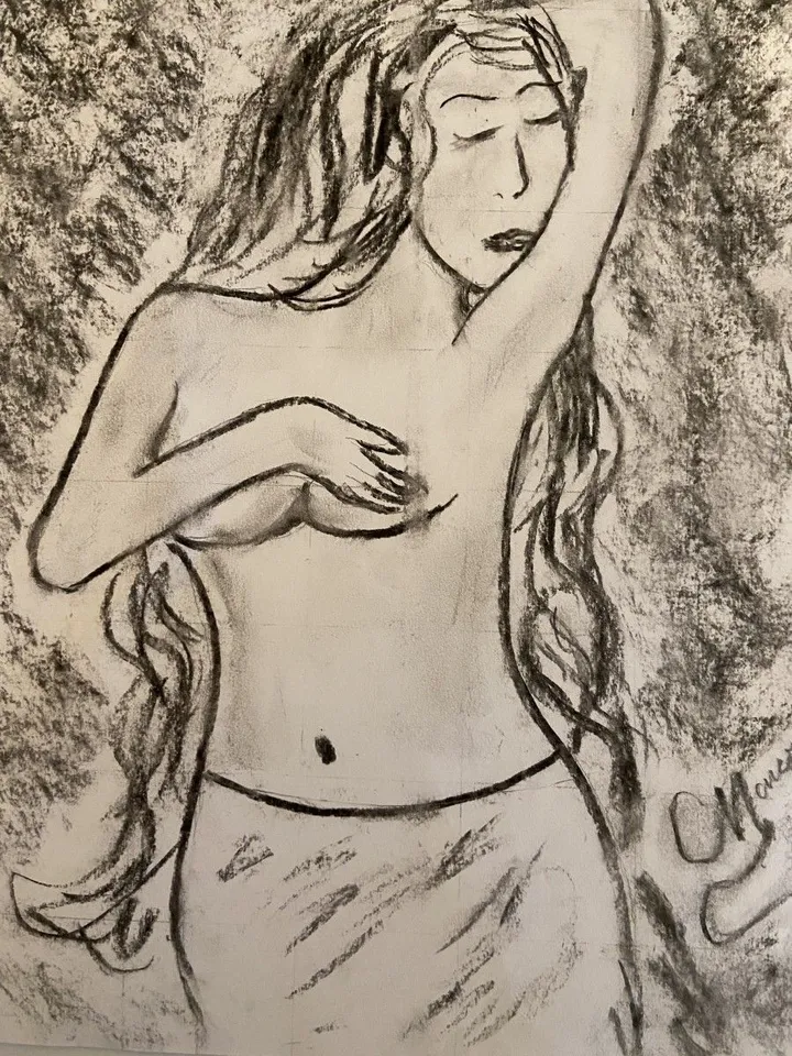 la déesse de la beauté, œuvre de Céline Marcoux