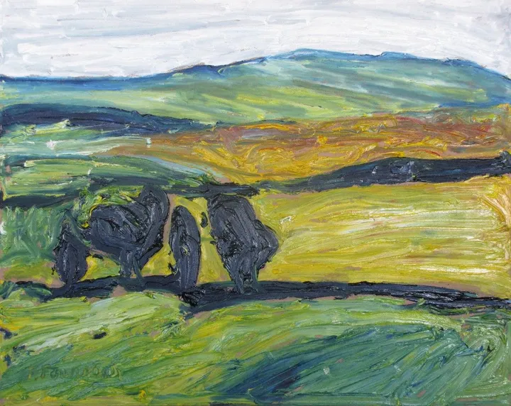 The Four Trees, artwork by Francois Fournier