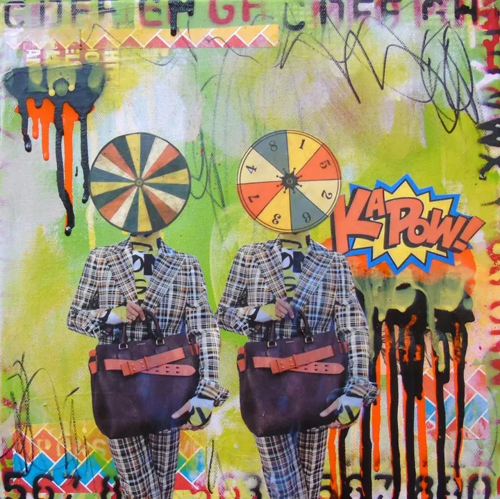 Double Trouble, œuvre de Lorette C Luzajic