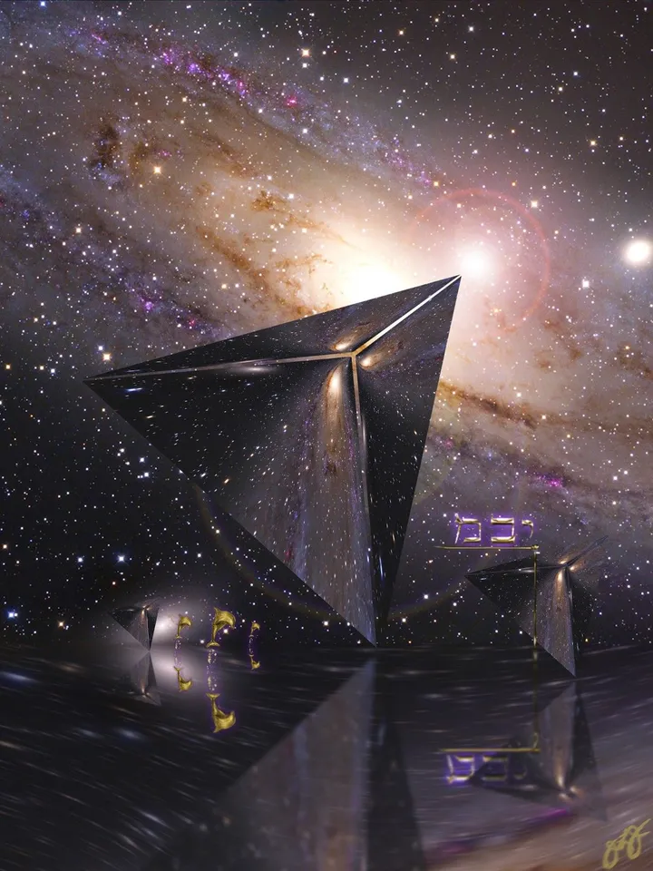 tetrahedron 7., artwork by Jason Lincoln Jeffers