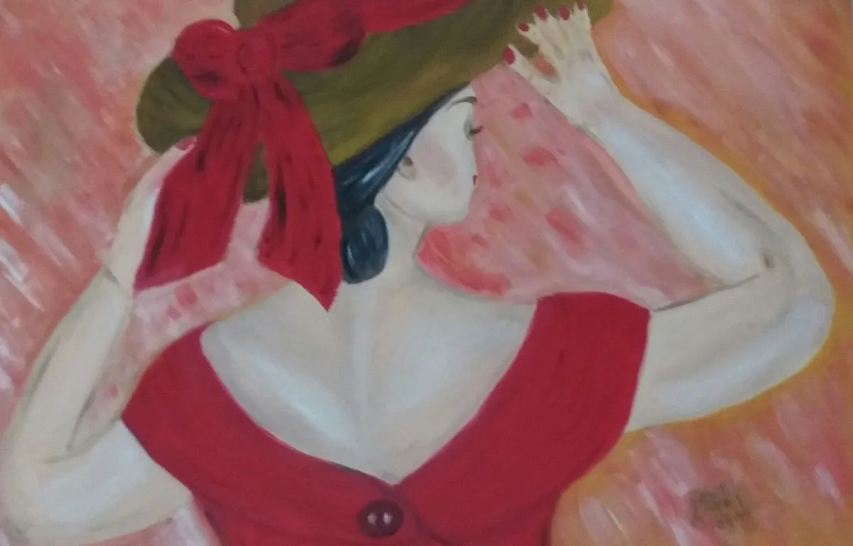 Lady in Red, œuvre de Elsie Brummer
