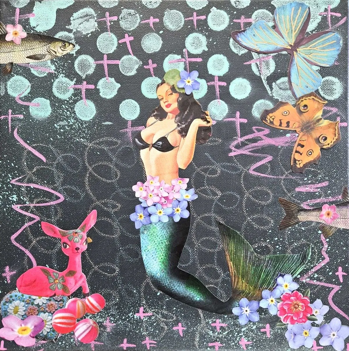 Mer Girl, œuvre de Lorette C Luzajic