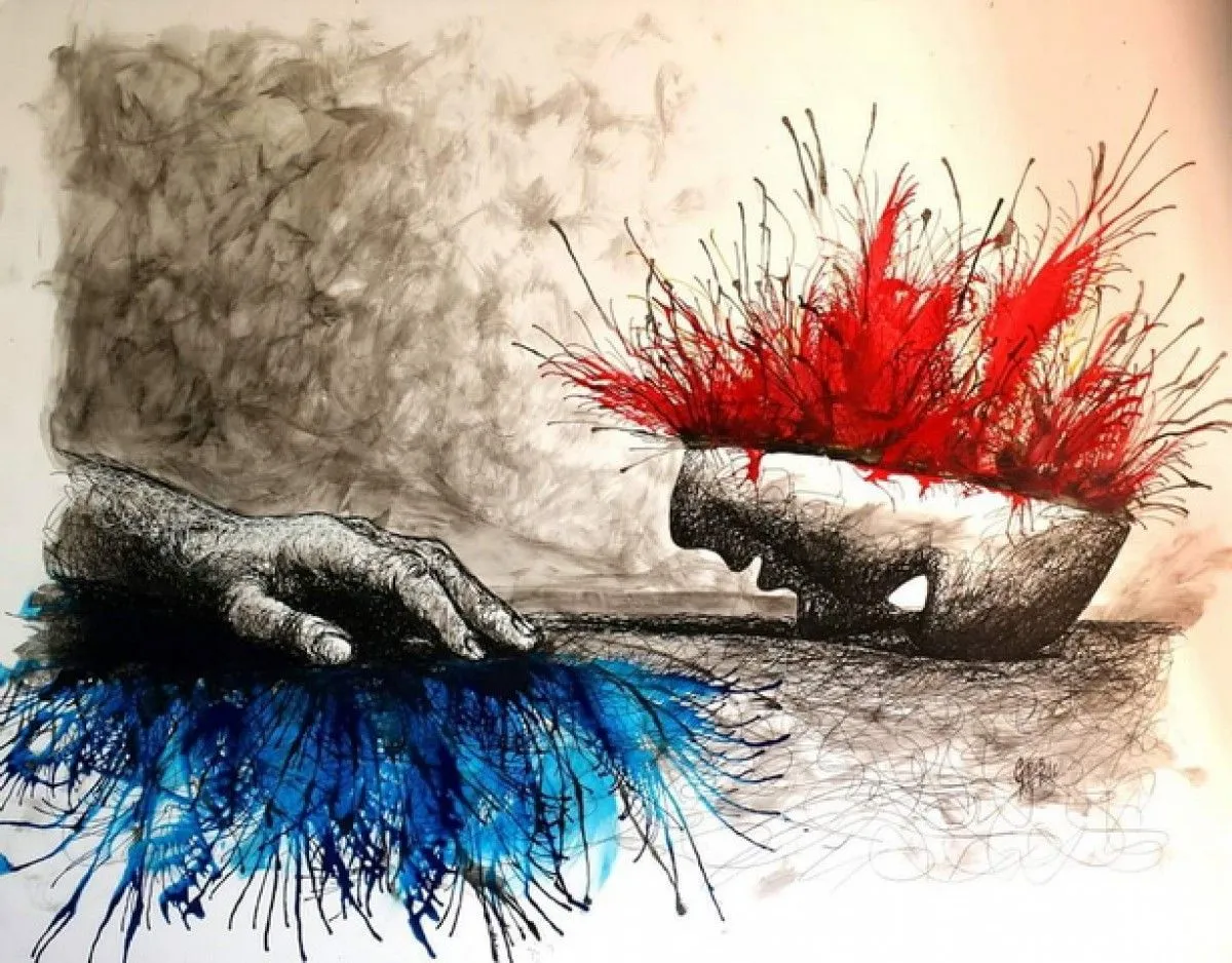 l'hypocrisie, artwork by Chris GRIB