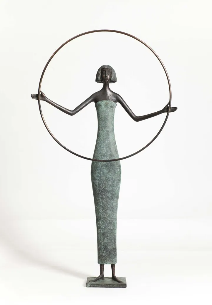 GIRL WITH RING, œuvre de TARAS LEVKO